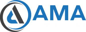 AMA Rent a car Logo White